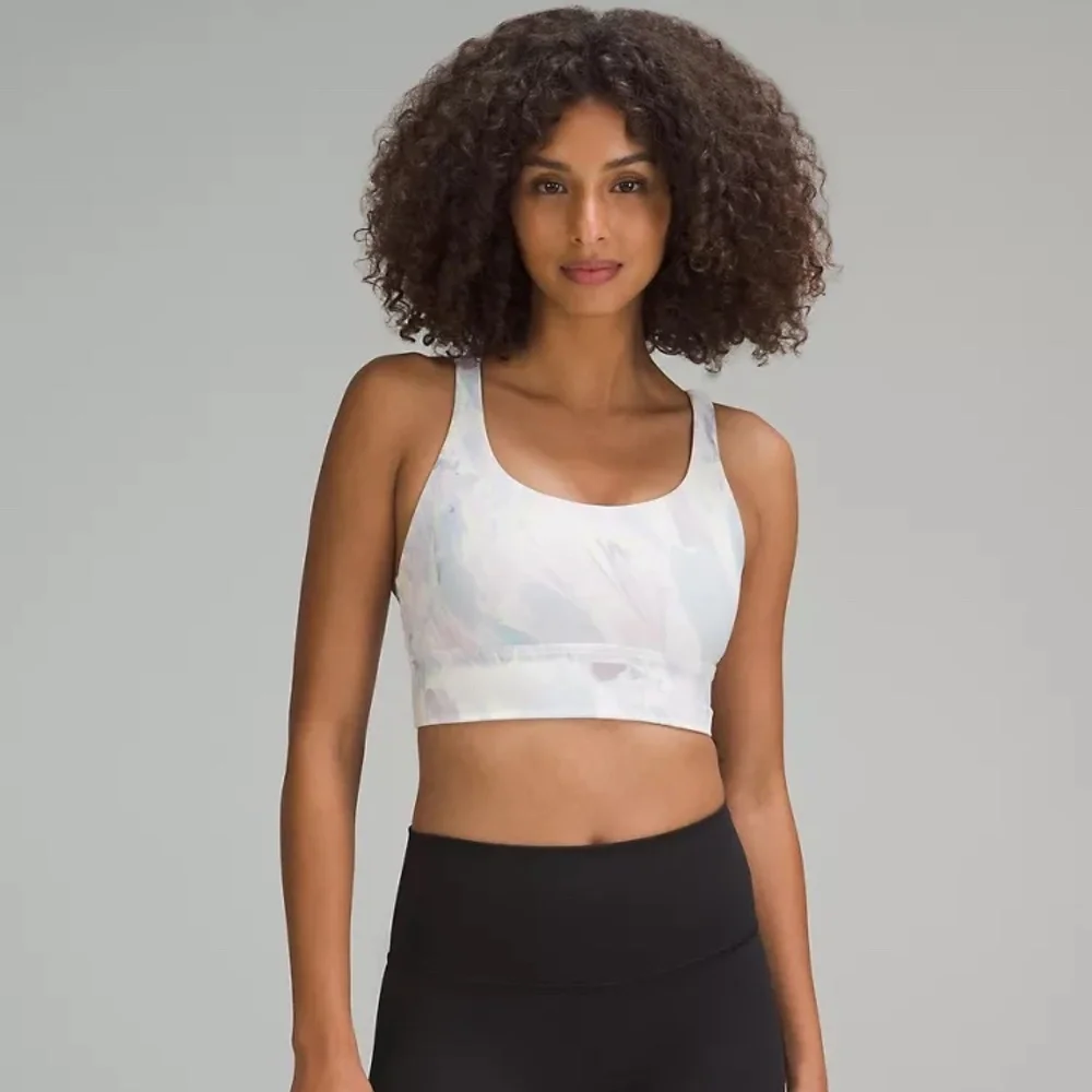 lululemon Energy Longline Bra, Size 6, Marble Pastel, NWT - Picture 1 of 4